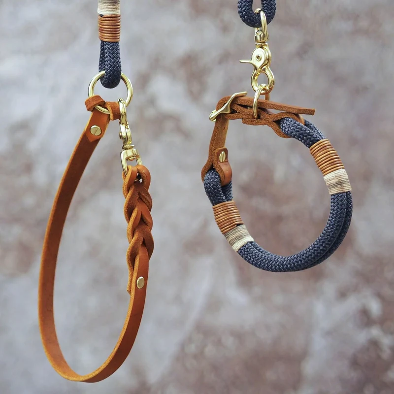DESIGN YOUR OWN | Verstellbares Halsband & Tauleine