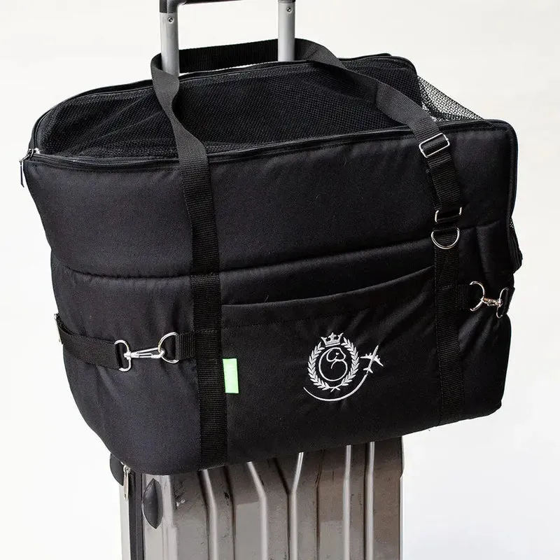 Hundeflugtasche AIR Lunch & Dinner – Black