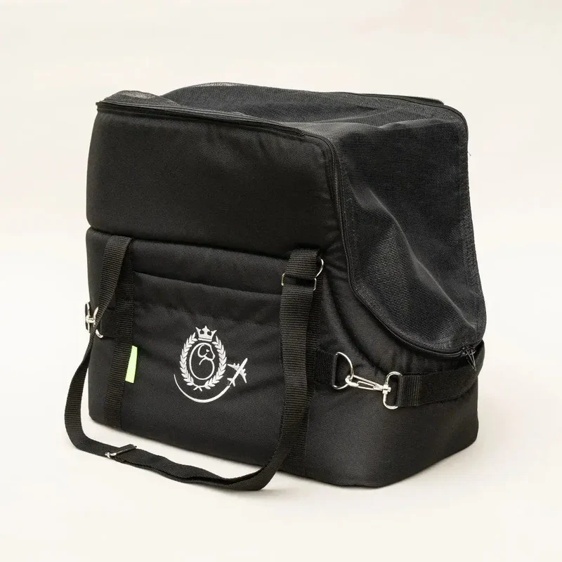 Hundeflugtasche AIR Lunch & Dinner – Black