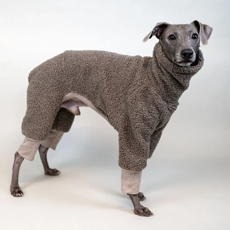 Hunde-Overall "Teddy" Taupe