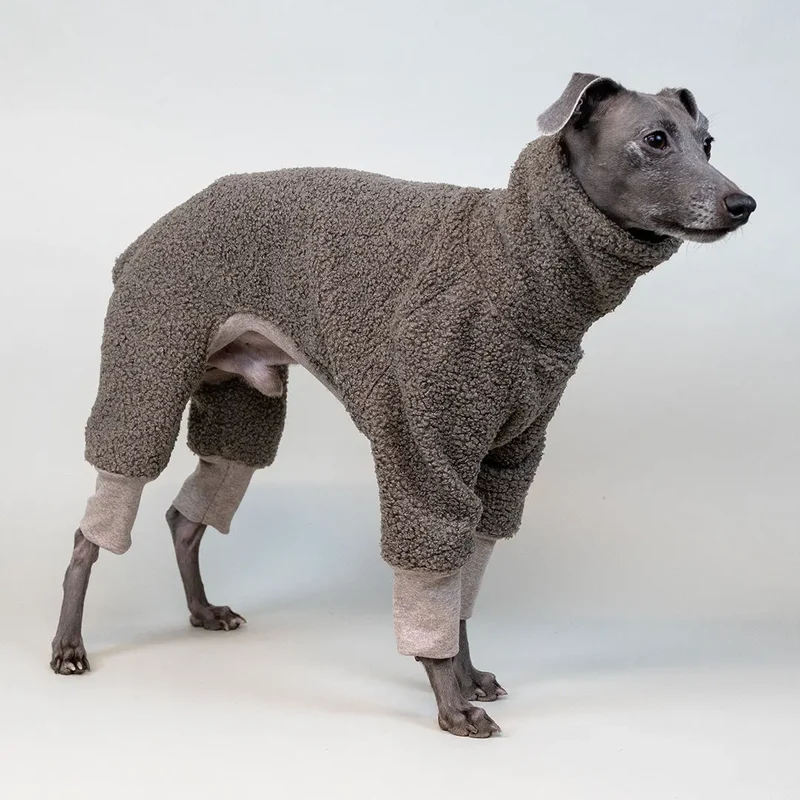 Hunde-Overall "Teddy" Taupe