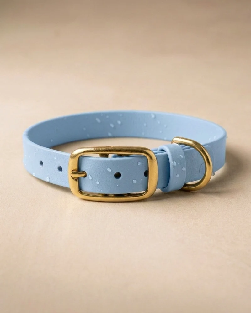 Biothane® Halsband 'Powder Blue'