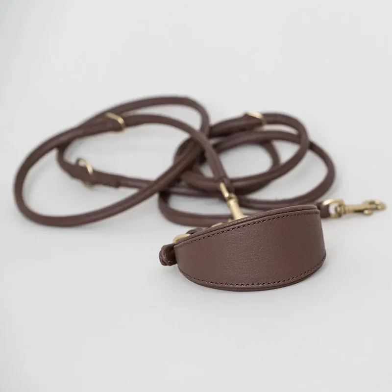 Windhundhalsband - "Greyhound Supersoft" brown