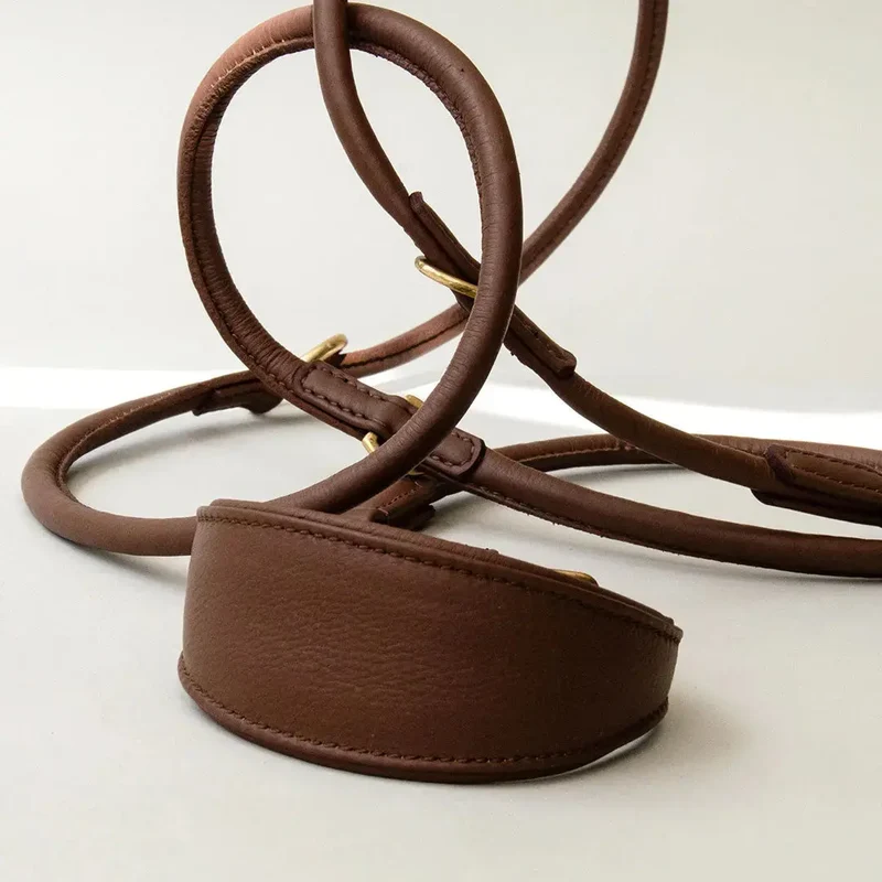 Windhundhalsband - "Greyhound Supersoft" brown