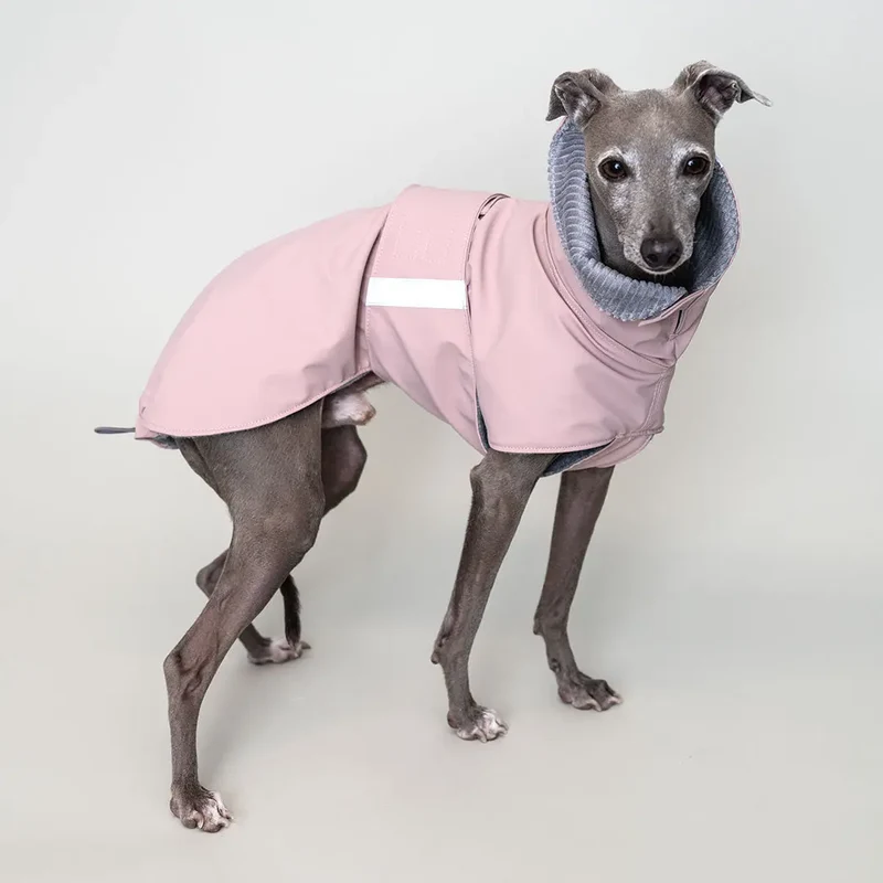 Warmer Hunde-Regenmantel "Safe From Rain VOL2" rosé