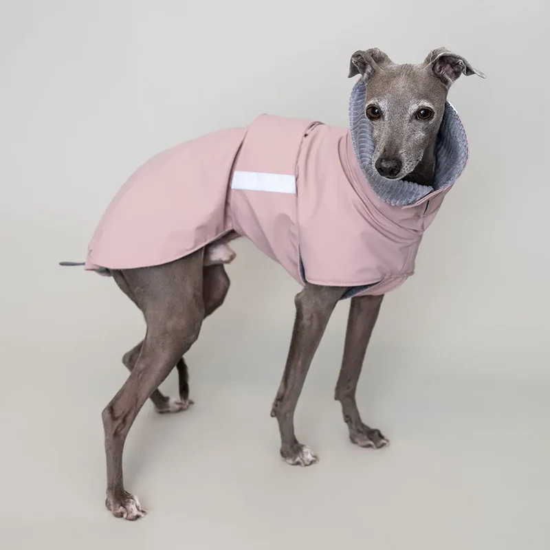 Warmer Hunde-Regenmantel "Safe From Rain VOL2" rosé