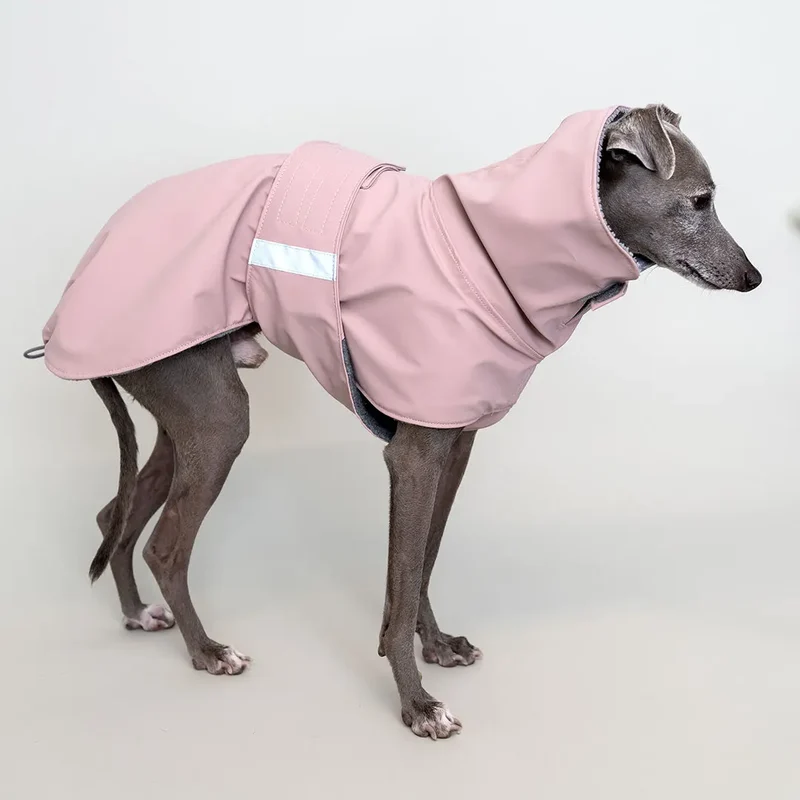 Warmer Hunde-Regenmantel "Safe From Rain VOL2" rosé