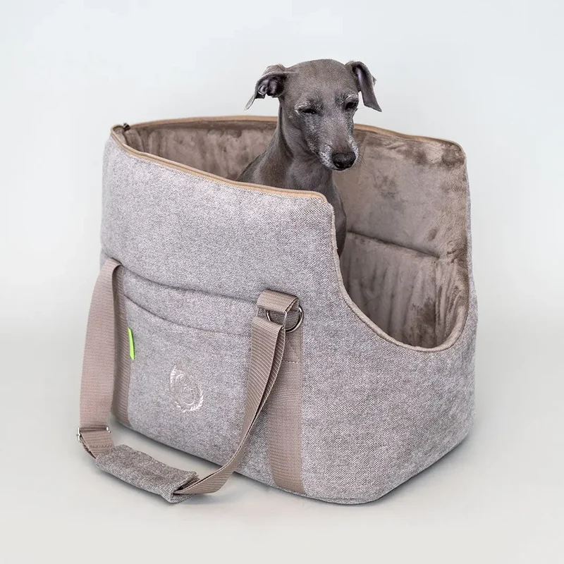 Hundetasche "lunch & dinner Cottage" - Taupe