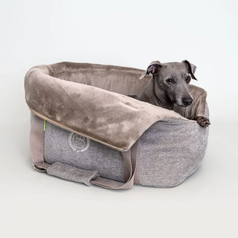 Hundetasche "lunch & dinner Cottage" - Taupe