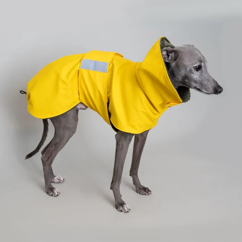 Regenmantel für Hunde "Safe From Rain VOL2" yellow
