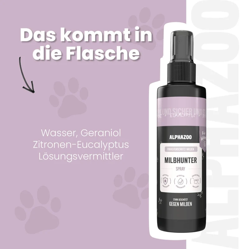 MilbHunter Milbenspray für Hunde