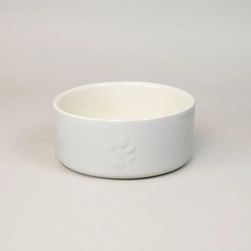 „Food&Drink“ Bowl – Hundenapf Steinzeug (Grau)