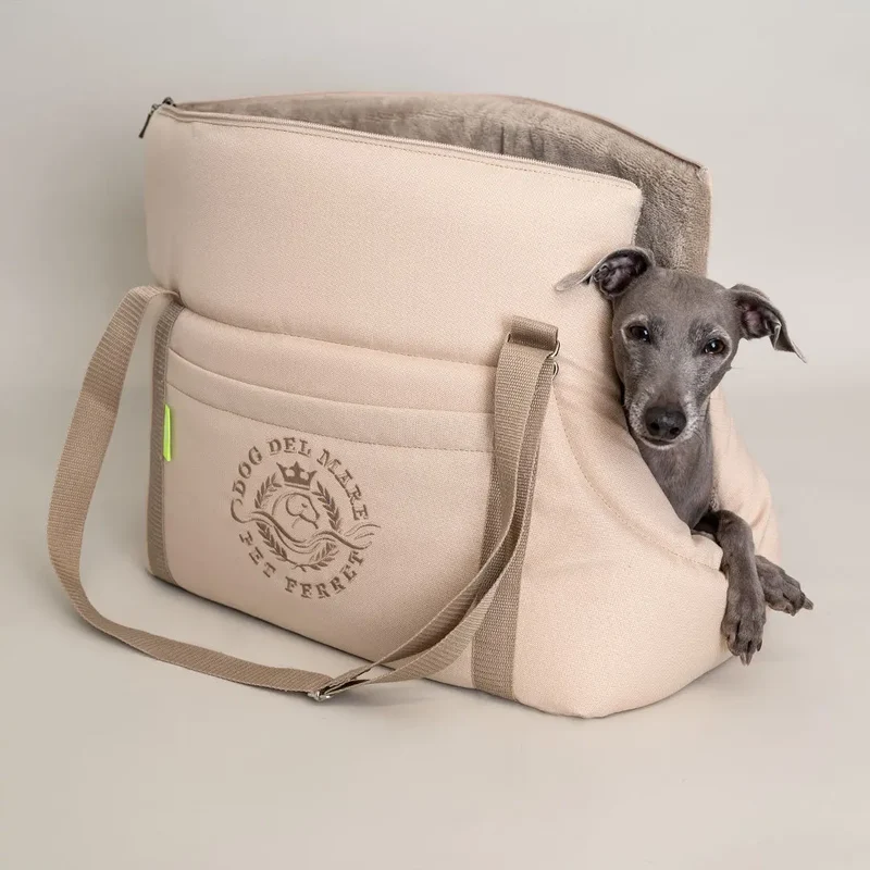 Sommertasche "Dog del Mare" beige deluxe