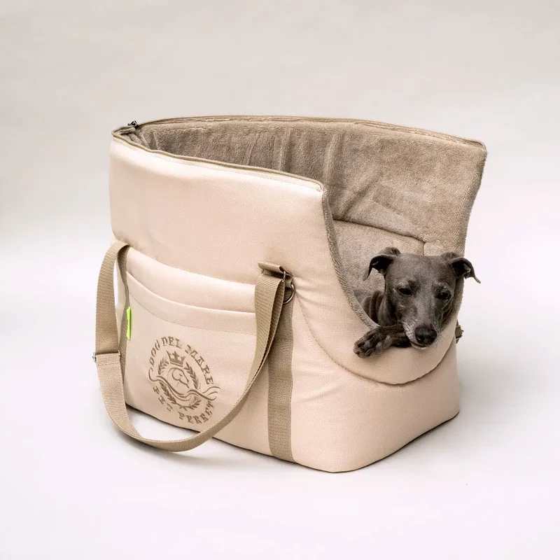 Sommertasche "Dog del Mare" beige deluxe