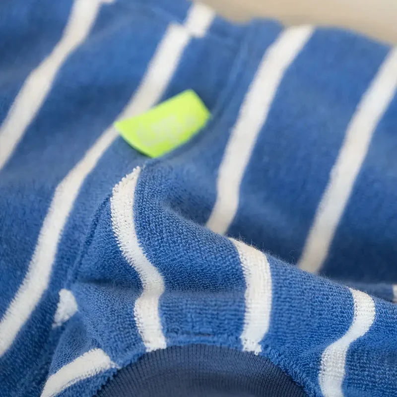 Frottee-Shirt für Hunde – Blau