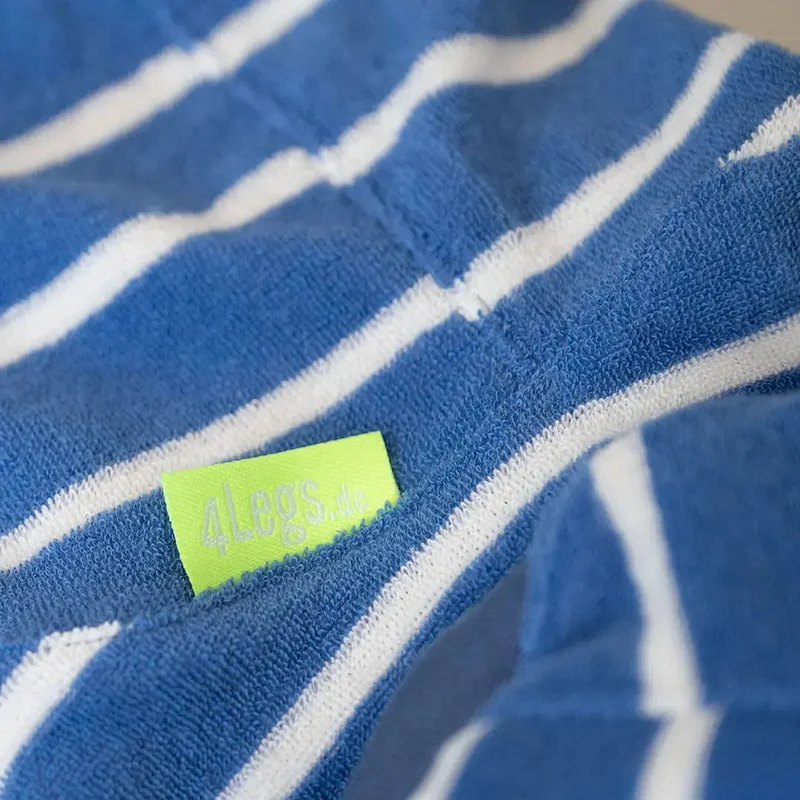 Frottee-Shirt für Hunde – Blau