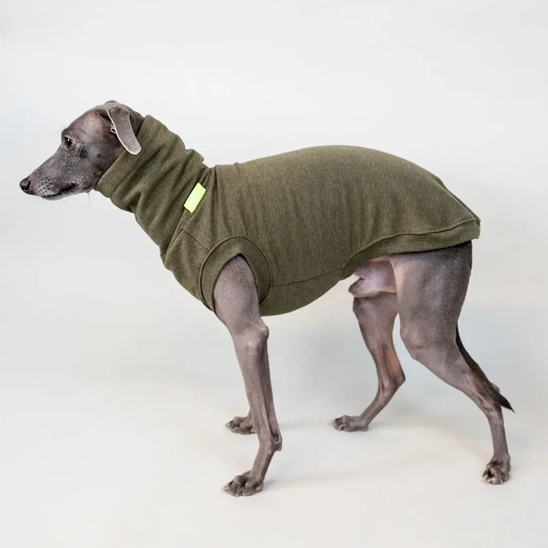 Hunde-Shirt Homewear – Khaki