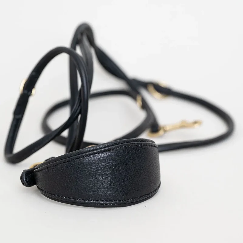 Windhundhalsband - "Greyhound Supersoft" black