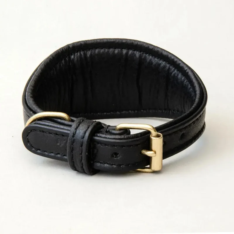 Windhundhalsband - "Greyhound Supersoft" black