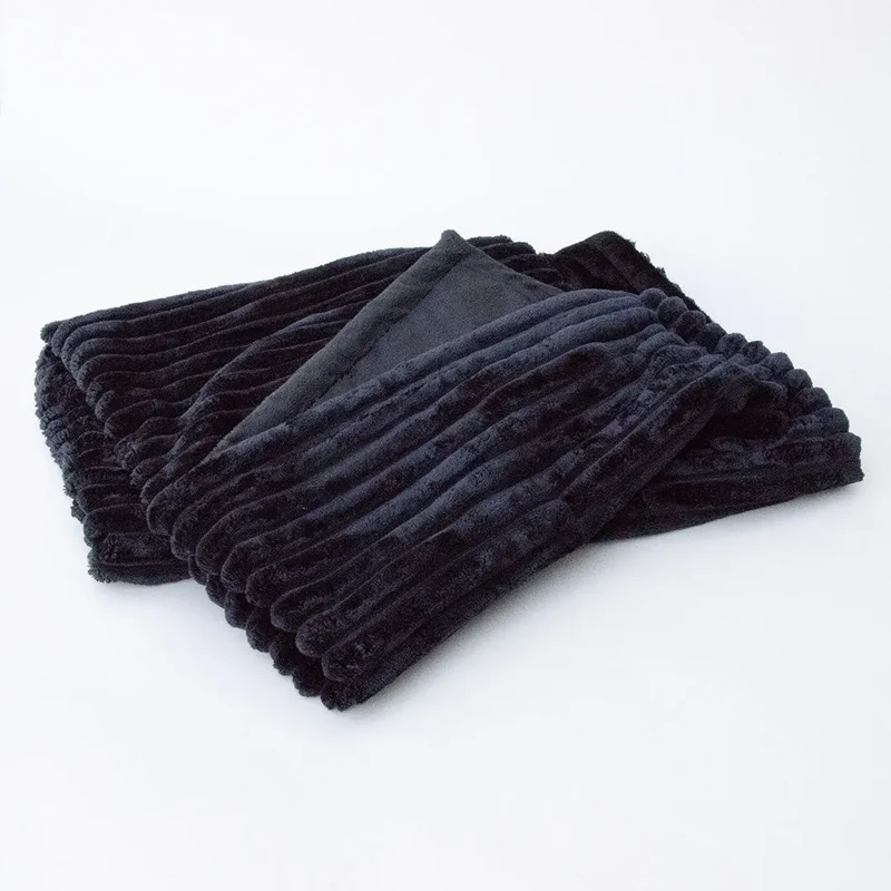 Stilvolle Hundedecke "Biscuit Plaid" black