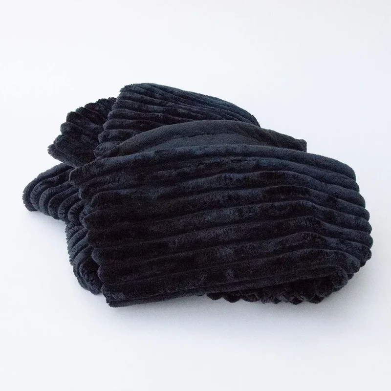 Stilvolle Hundedecke "Biscuit Plaid" black