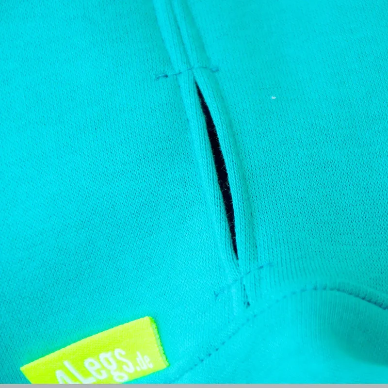 Warmes Sweatshirt "COZY" - türkis