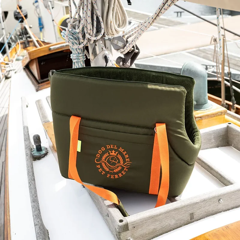 Sommertasche "Dog del Mare" oliv