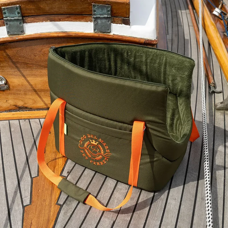Sommertasche "Dog del Mare" oliv