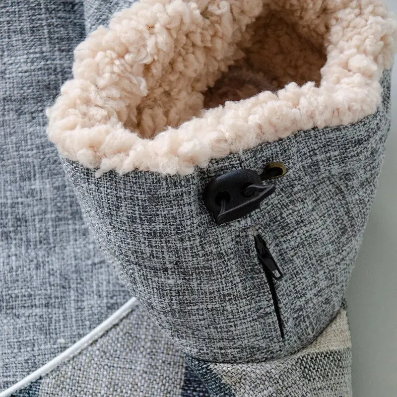 Mantel für Windhunde "Greyhound" beige-grau