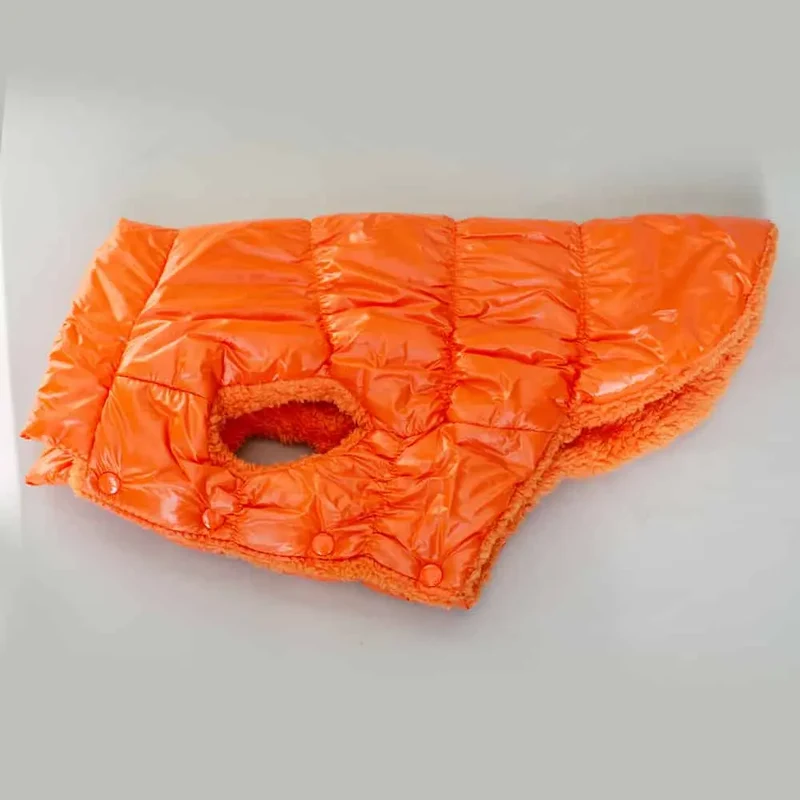 Winter-Hundemantel "MonPetit" - orange