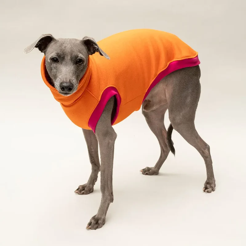 Sweatshirt "COZY" - Orange-Pink