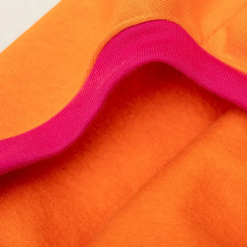 Sweatshirt "COZY" - Orange-Pink