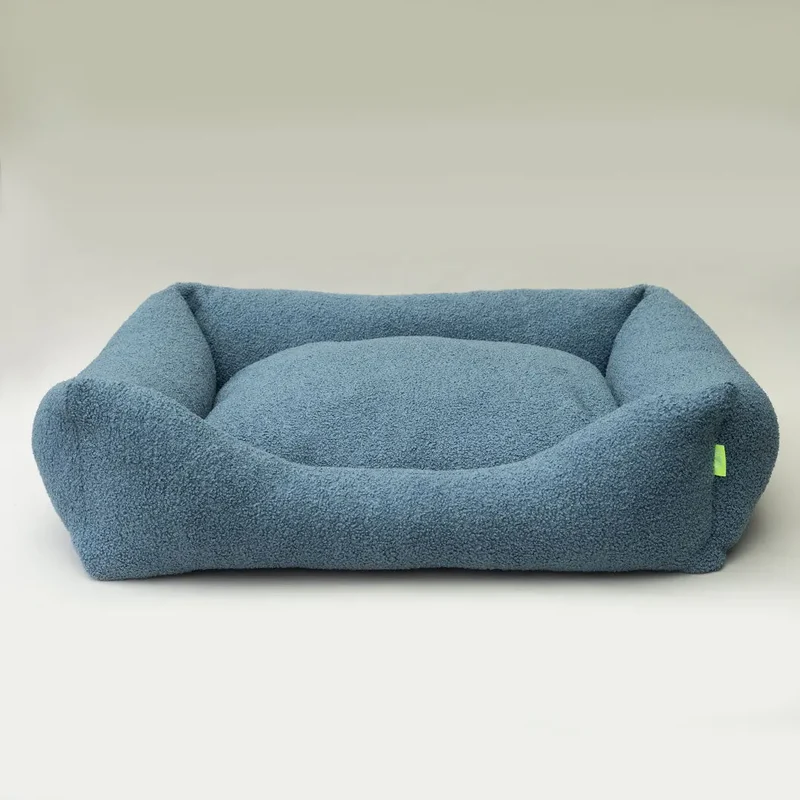 Luxus-Hundebett „Canapé Teddy Deluxe“ hellblau