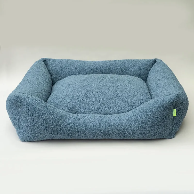 Luxus-Hundebett „Canapé Teddy Deluxe“ hellblau