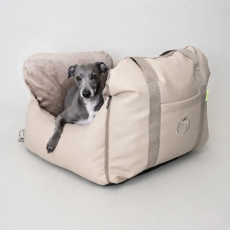 Hundeautositz „Travel Deluxe" – Glamour