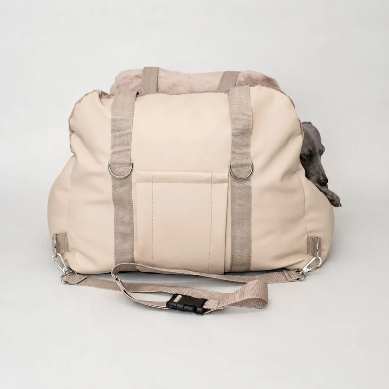 Hundeautositz „Travel Deluxe" – Glamour