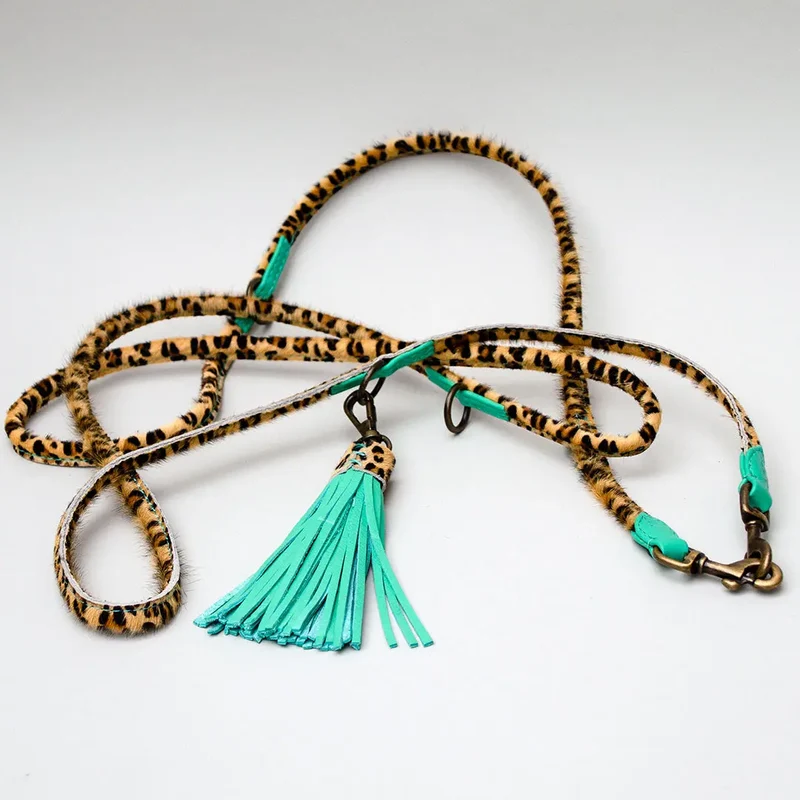 Im Boho Stil Hundeleine - "Leo"