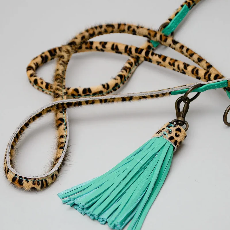 Im Boho Stil Hundeleine - "Leo"