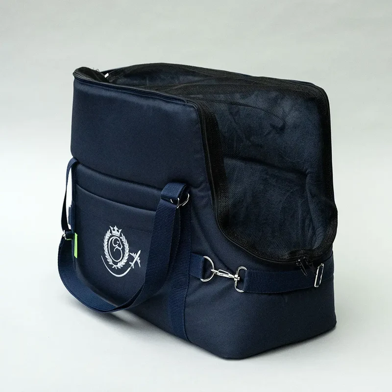 Hundeflugtasche AIR XL-LONG Lunch & Dinner – Navy