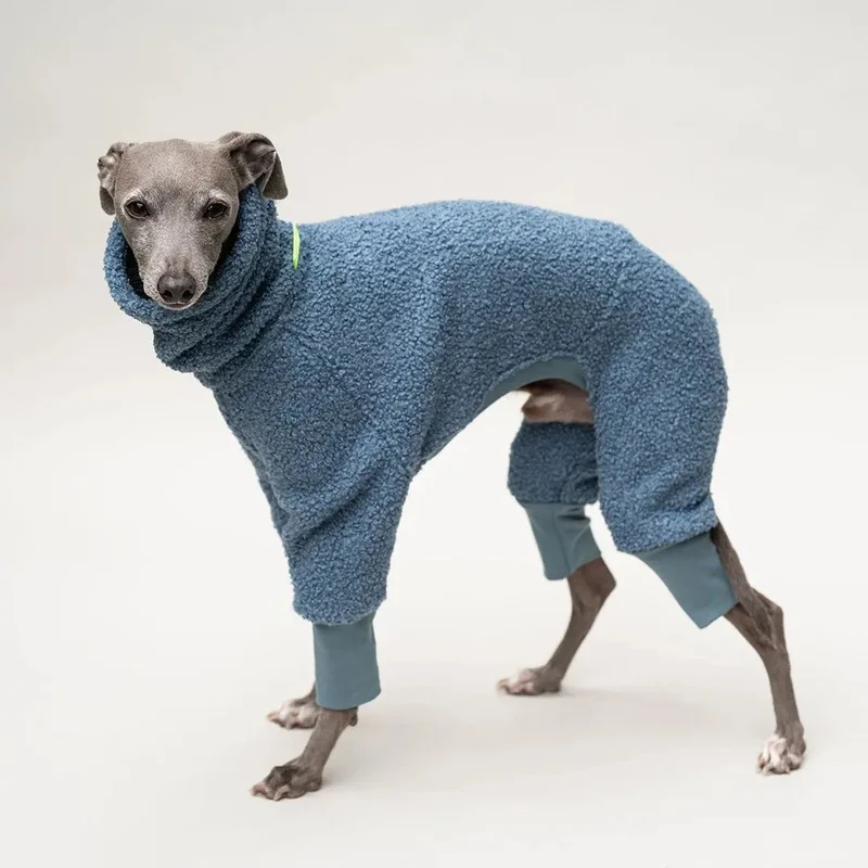 Hunde-Overall "Polar-4Legs" sky-blue