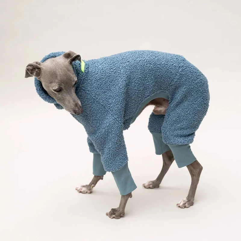 Hunde-Overall "Polar-4Legs" sky-blue