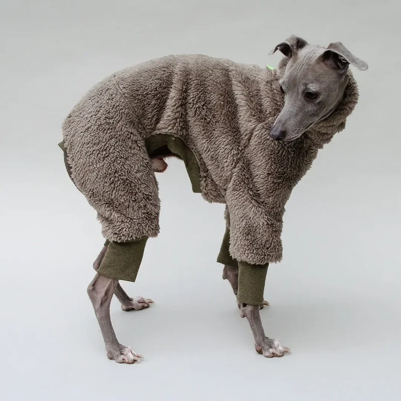 Hunde-Overall "Fozzie" beige khaki