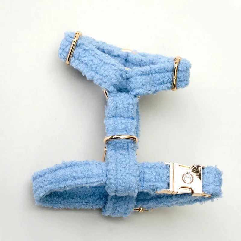 Kuscheliges Hundegeschirr „Teddybaer“ - bleu