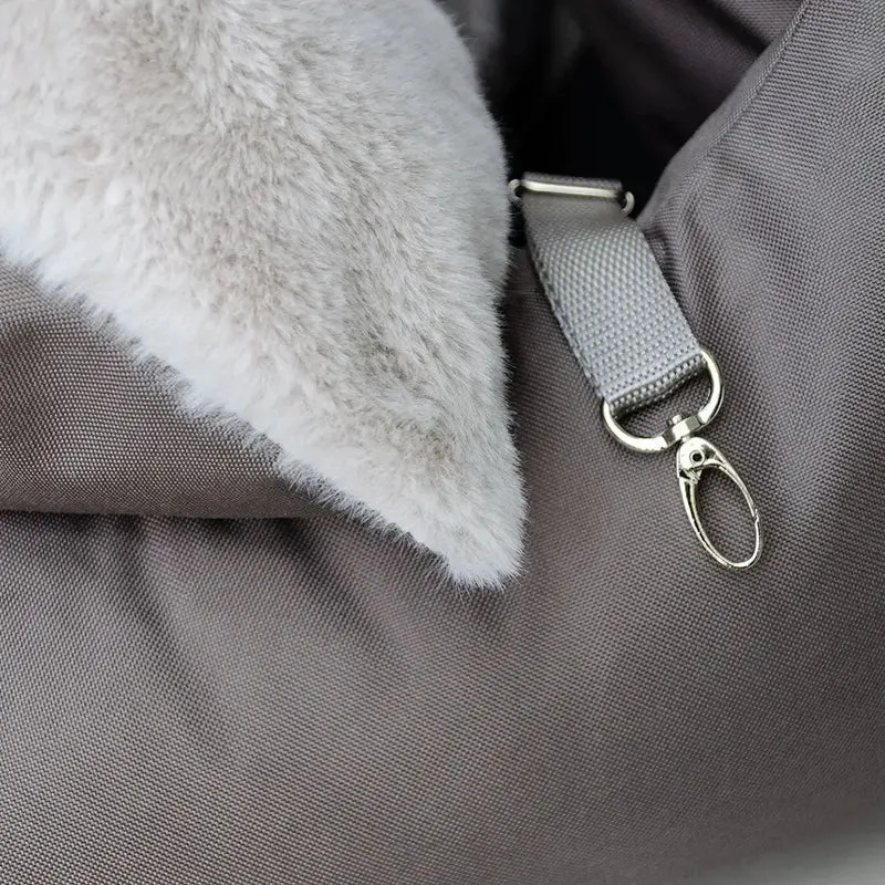 Hundeautositz „Travel Deluxe" – Taupe