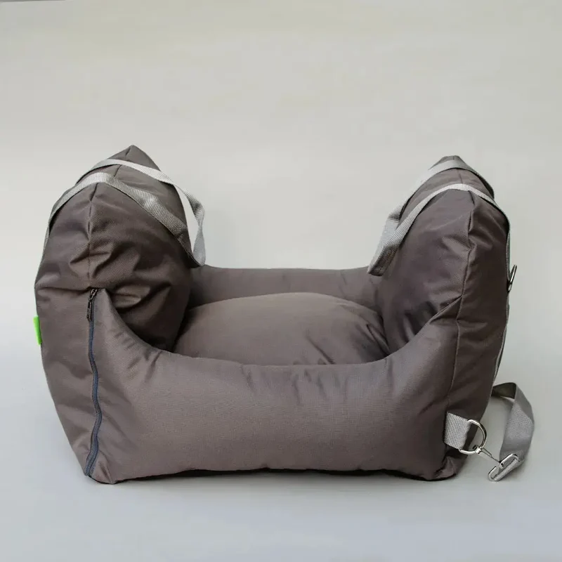 Hundeautositz „Travel Deluxe" – Taupe