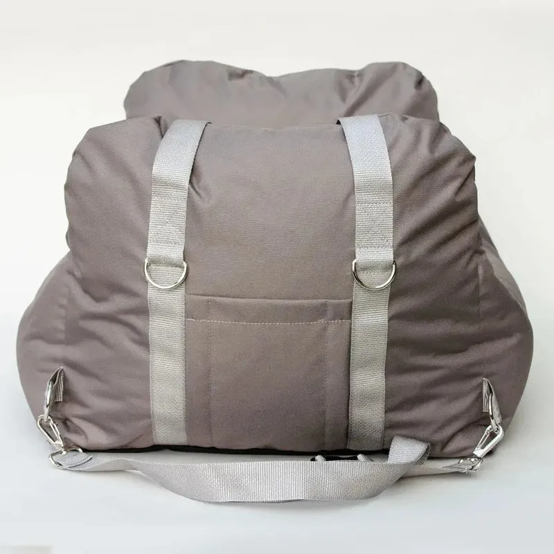 Hundeautositz „Travel Deluxe" – Taupe