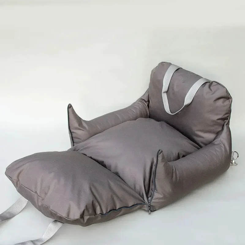 Hundeautositz „Travel Deluxe" – Taupe