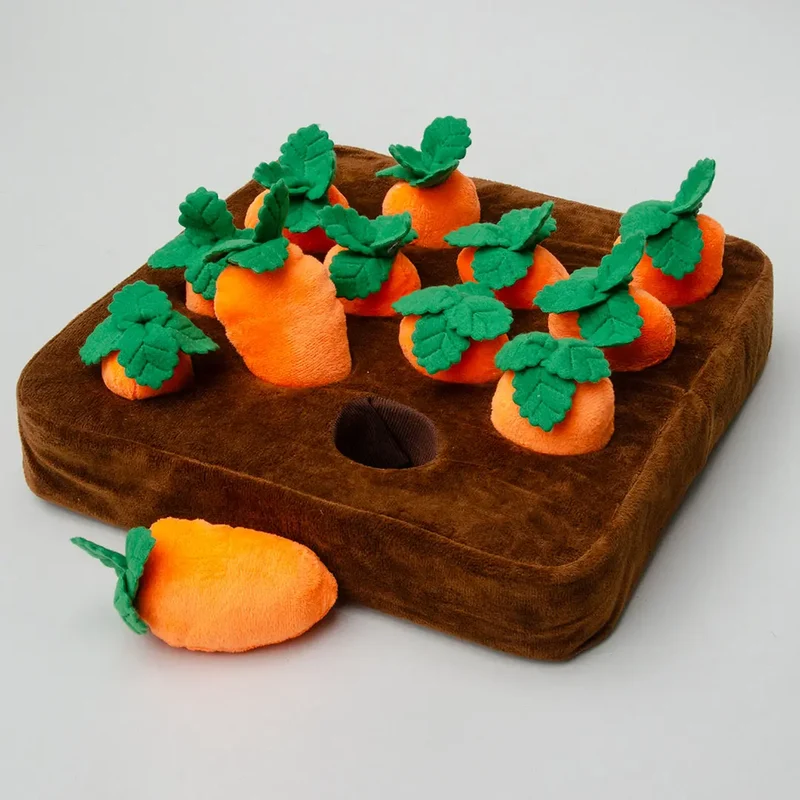 "Fields of Carrots" interaktives Plüschspielzeug