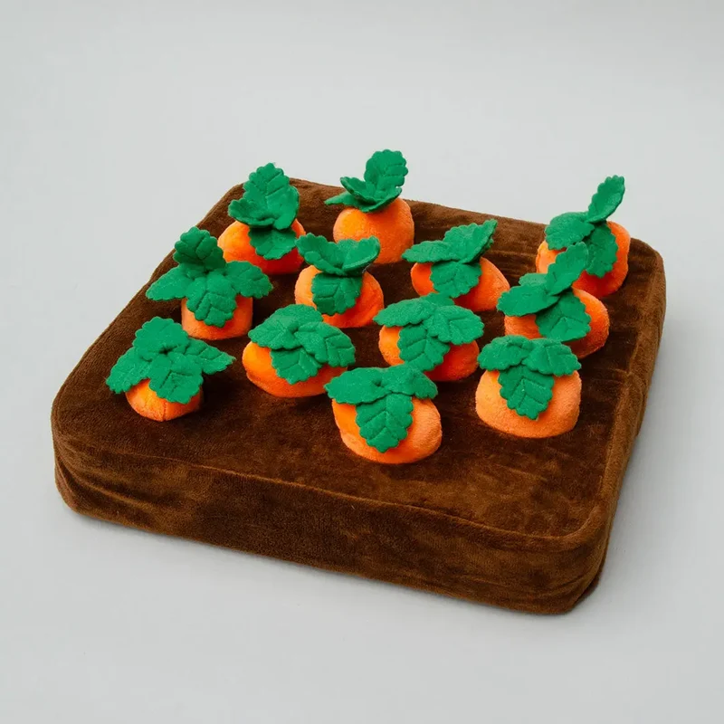 "Fields of Carrots" interaktives Plüschspielzeug