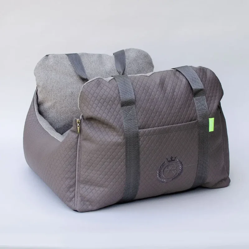ISOFIX-Hundeautositz „Travel Deluxe" – Flanell Exclusive